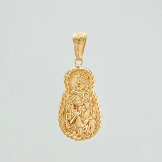 Dije Virgen Del Carmen | Oro Amarillo 18K | 1.85 g | 3.7 cm