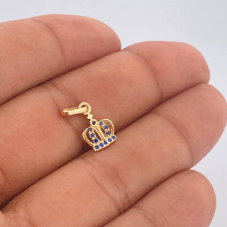 Dije Corona | Oro Amarillo 18K | 0.7 g | 1.7 cm