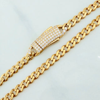 Cadena Cubana | Oro Amarillo 18K | 15.85 g | 61.5 cm | 4.4 mm