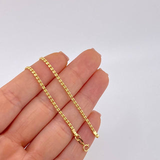 Cadena Ice Diamantada | Oro Amarillo 18K | 4.35 g | 52.0 cm | 1.9 mm