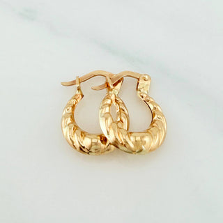 Candongas Mirilla | Oro Amarillo 18K | 1.2 g | 1.5 cm