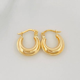 Candongas Arca | Oro Amarillo 18K | 1.5 g | 1.5 cm