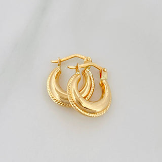 Candongas Arca | Oro Amarillo 18K | 1.5 g | 1.5 cm