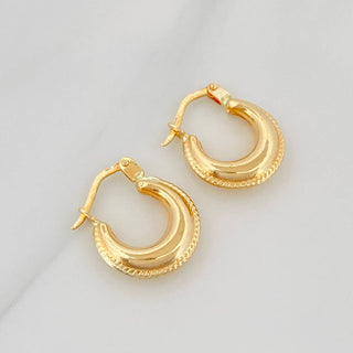 Candongas Arca | Oro Amarillo 18K | 1.5 g | 1.5 cm