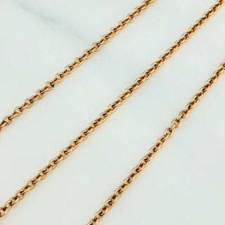 Cadena Aro Seguido Corazon | Oro Amarillo 18K | 4.5 g | 53.5 cm | 1.53 mm
