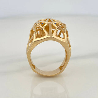 Anillo Pantera Filigrana | Oro Amarillo 18K | 13.15gr | T9 1/4