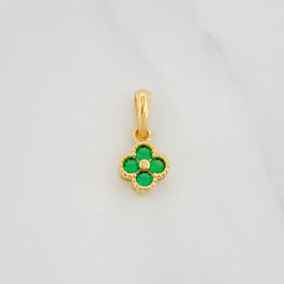 Dije Trébol | Oro Amarillo 18K | 0.95 g | 1.6 cm