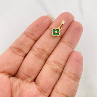 Dije Trébol | Oro Amarillo 18K | 0.95 g | 1.6 cm