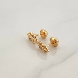 Topos Labios | Oro Amarillo 18K | 0.85 g | 8.1 mm