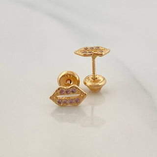 Topos Labios | Oro Amarillo 18K | 0.85 g | 8.1 mm