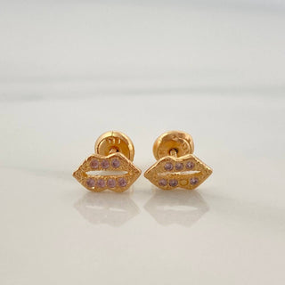 Topos Labios | Oro Amarillo 18K | 0.85 g | 8.1 mm