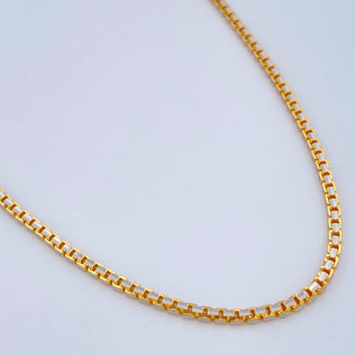 Cadena Veneciana | Dos Oros Amarillo Blanco 18K | 13.8 g | 60 cm | 1.9 mm