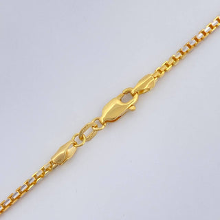 Cadena Veneciana | Dos Oros Amarillo Blanco 18K | 13.8 g | 60 cm | 1.9 mm