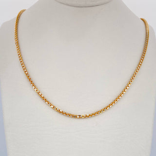 Cadena Veneciana | Dos Oros Amarillo Blanco 18K | 13.8 g | 60 cm | 1.9 mm