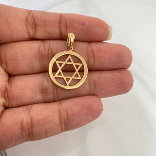 Dije Estrella De David | Oro Amarillo 18K | 2.2gr | 2.7cm