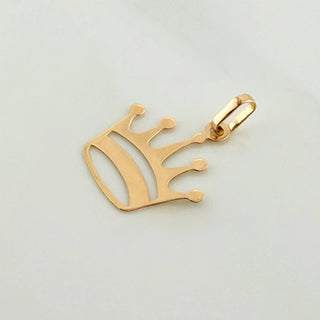 Dije Corona Real | Oro Amarillo 18K | 0.45 g | 2.2 cm