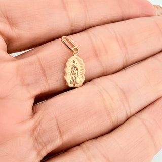 Dije Virgen Guadalupe | Oro Amarillo 18K | 0.45 g | 1.8 cm