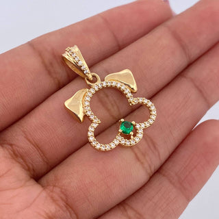 Dije Silueta Perro | Oro Amarillo 18K | 3.3 g | 2.6 cm