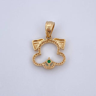 Dije Silueta Perro | Oro Amarillo 18K | 3.3 g | 2.6 cm