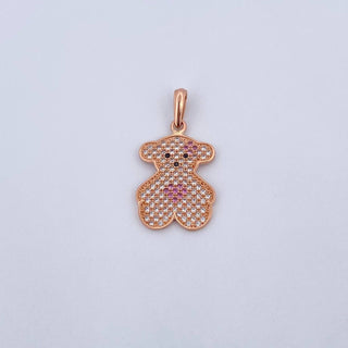 Dije Oso Ts | Oro Rosa 18K | 2.05 g | 2.7 cm
