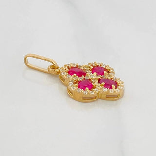 Dije Trebol | Oro Amarillo 18K | 1.7 g | 2.5 cm