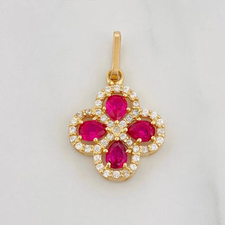 Dije Trebol | Oro Amarillo 18K | 1.7 g | 2.5 cm