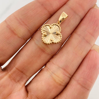 Dije Trebol | Oro Amarillo 18K | 3.2 g | 2.5 cm