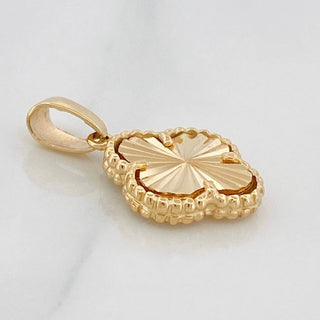 Dije Trebol | Oro Amarillo 18K | 3.2 g | 2.5 cm