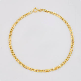 Pulso Cubano | Oro Amarillo 18K | 1.5 g | 19 cm | 2.5 mm