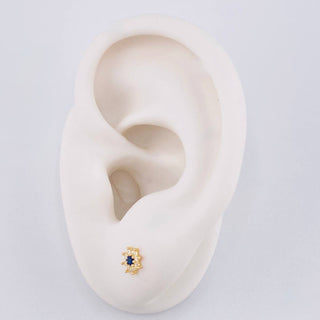 Topos Flor Ocho Petalos | Oro Amarillo 18K | 0.6 g | 5.4 mm