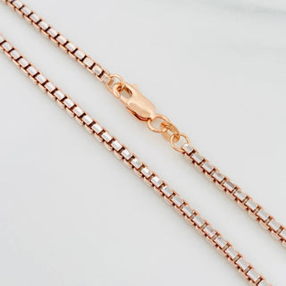 Cadena Veneciana | Oro Blanco / Oro Rosa 18K | 31.6 g | 65.5 cm | 1.3 mm