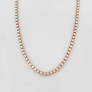 Cadena Veneciana | Oro Blanco / Oro Rosa 18K | 31.6 g | 65.5 cm | 1.3 mm