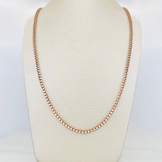 Cadena Veneciana | Oro Blanco / Oro Rosa 18K | 31.6 g | 65.5 cm | 1.3 mm