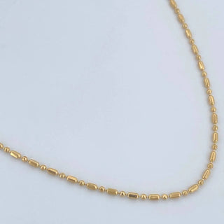 Cadena Morse | Oro 18K | 2.15gr | 45.3cm