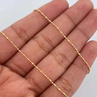 Cadena Morse | Oro 18K | 2.15gr | 45.3cm