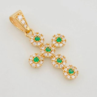 Dije Cruz Tupida | Oro Amarillo 18K | 1.95 g | 2.7 cm