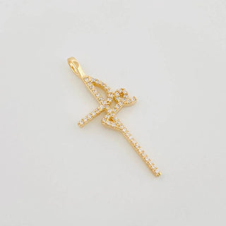 Dije Cruz Fe | Oro Amarillo 18K | 1.8 g | 3.5 cm