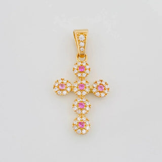 Dije Cruz Tupida | Oro Amarillo 18K | 1.85 g | 2.8 cm