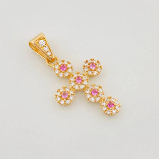 Dije Cruz Tupida | Oro Amarillo 18K | 1.85 g | 2.8 cm
