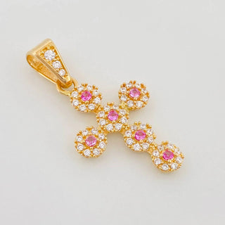 Dije Cruz Tupida | Oro Amarillo 18K | 1.85 g | 2.8 cm