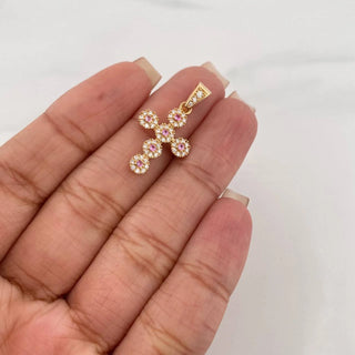 Dije Cruz Tupida | Oro Amarillo 18K | 1.85 g | 2.8 cm