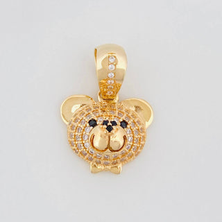 Dije Cara de Oso | Oro Amarillo 18K | 3.1 g | 2 cm