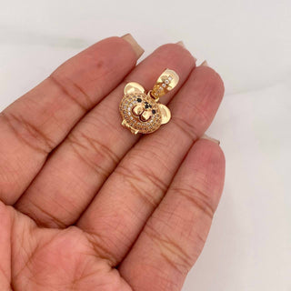 Dije Cara de Oso | Oro Amarillo 18K | 3.1 g | 2 cm