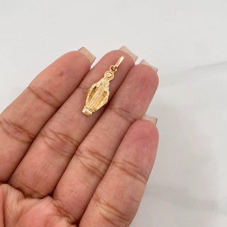 Dije Virgen Milagrosa | Oro Amarillo 18K | 2.2 g | 2.8 cm