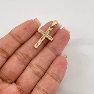 Dije Cruz | Oro Amarillo 18K | 2.3 g | 3 cm