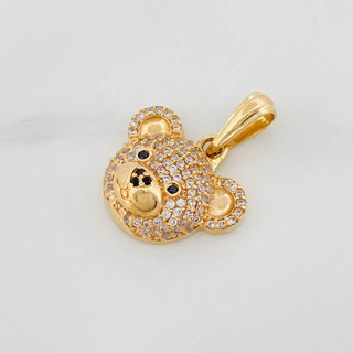 Dije Cara Oso | Oro Amarillo 18K | 3.05 g | 2 cm