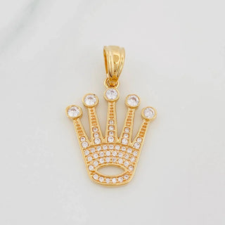 Dije Corona | Oro Amarillo 18K | 3.55 g | 3 cm