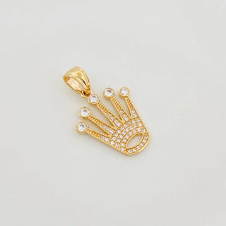 Dije Corona | Oro Amarillo 18K | 3.55 g | 3 cm