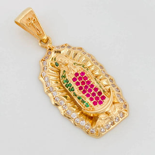 Dije Virgen Guadalupe | Oro Amarillo 18K | 5.2 g | 3.7 cm