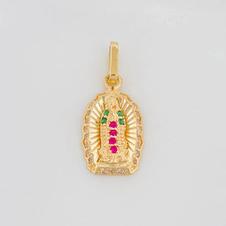 Dije Virgen Guadalupe | Oro Amarillo 18K | 1.3 g | 2.2 cm